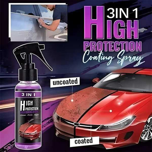 3 in 1 High Protection Coating Spray (Pack of 2)  (Cars & Bikes)